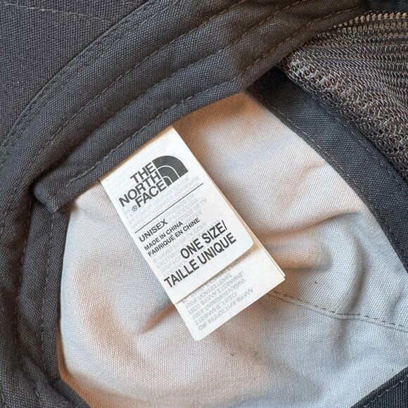 The North Face Trucker Hat Mens Brown Mesh Snapback Cap Adjustable - Picture 3 of 3